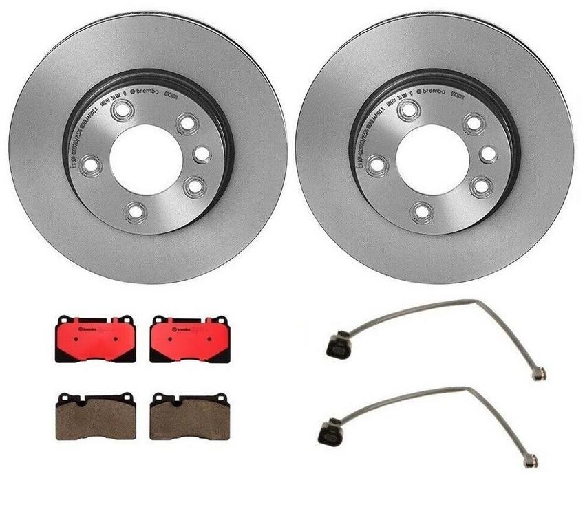 VW Brakes Kit - Brembo Pads and Rotors Front (330mm) (Ceramic) 7P6698151F - Brembo 3810279KIT